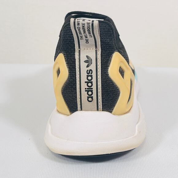 Adidas Originals Shoes Womens 9 XZ 2K Flux Black Yellow Gym Trainers Sneakers - Picture 8 of 11